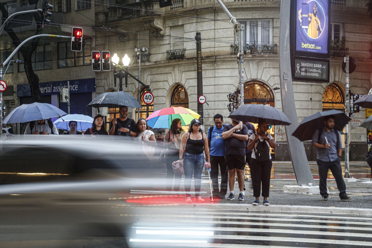 Estado de São Paulo pode ter chuva forte de quinta-feira até sábado