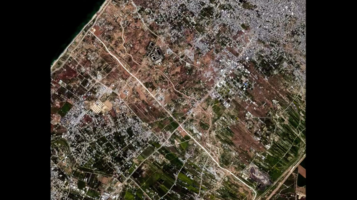 ONU: imagens de satélite mostram 35% de construções em Gaza destruídas