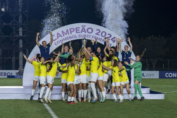 Seleção feminina goleia Paraguai e fatura penta em Sul-Americano Sub17